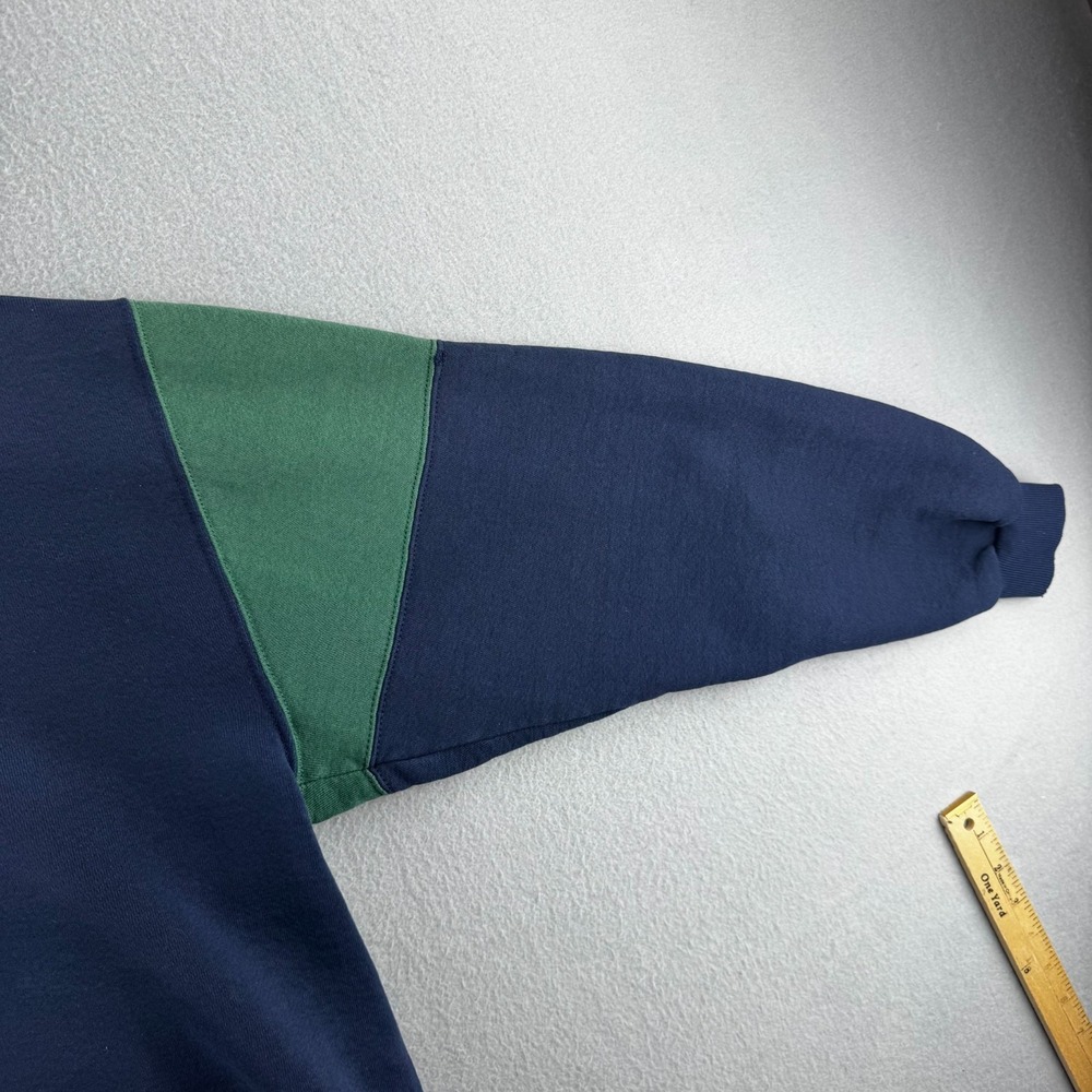 Vintage Russell Athletic Sweatshirt Mens XL Color Block Crewneck 90s USA Made - Picture 5 of 16